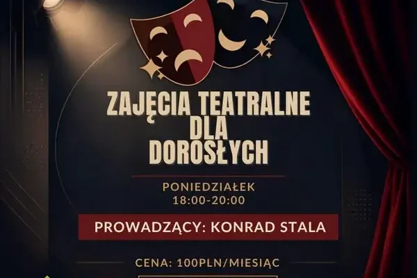 Zapisz się na teatralną przygodę dla dorosłych w MDK Witnica