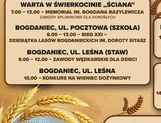 Przypomnienie dla rodziców: zawody wędkarskie dla dzieci podczas Lubuskiego Święta Chleba 2026