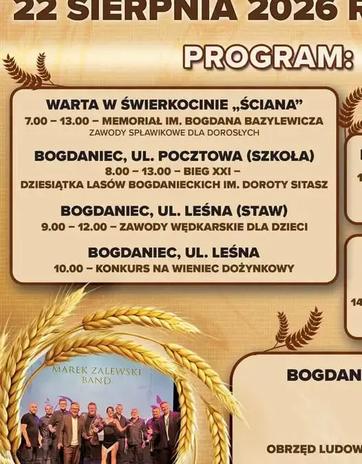 Przypomnienie dla rodziców: zawody wędkarskie dla dzieci podczas Lubuskiego Święta Chleba 2026