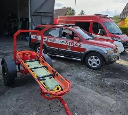 OSP Bogdaniec wzbogaca się o przyczepkę ratowniczą do quada
