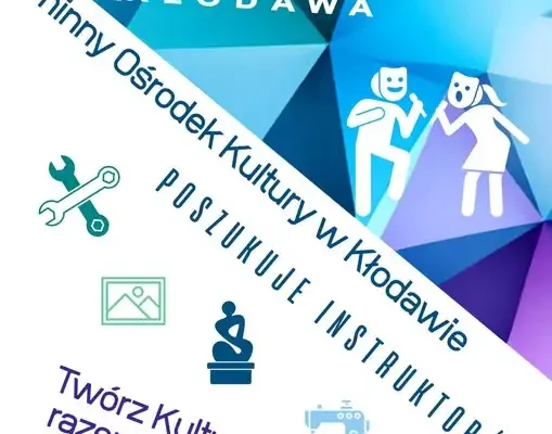 GOK Kłodawa poszukuje instruktorów i osób do prowadzenia świetlic