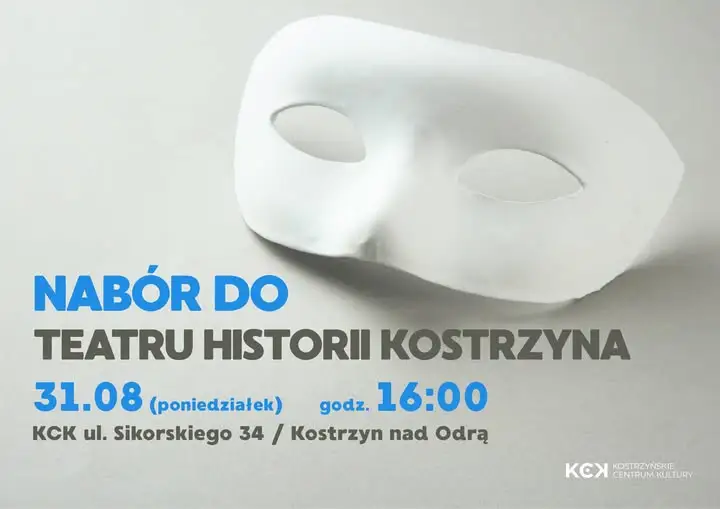Teatr Historii Kostrzyna zaprasza na bezpłatne warsztaty aktorskie