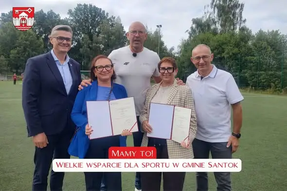 Gmina Santok otrzyma 334 500 zł na modernizację Orlika w Wawrowie