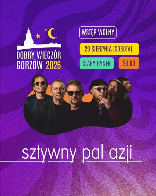 Sztywny Pal Azji zagra w sobotę na Starym Rynku w Gorzowie