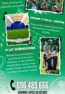 Nabór do Akademii Piłkarskiej Chemika Gorzów – roczniki 2013-2021