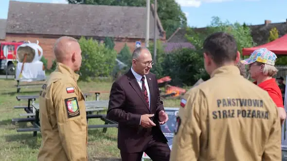 Trening reagowania Akademii OLiOC podczas dożynek w Dobrosułowie