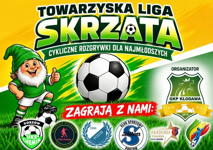 Towarzyska Liga Skrzata w Kłodawie – zaproszenie dla młodych piłkarzy