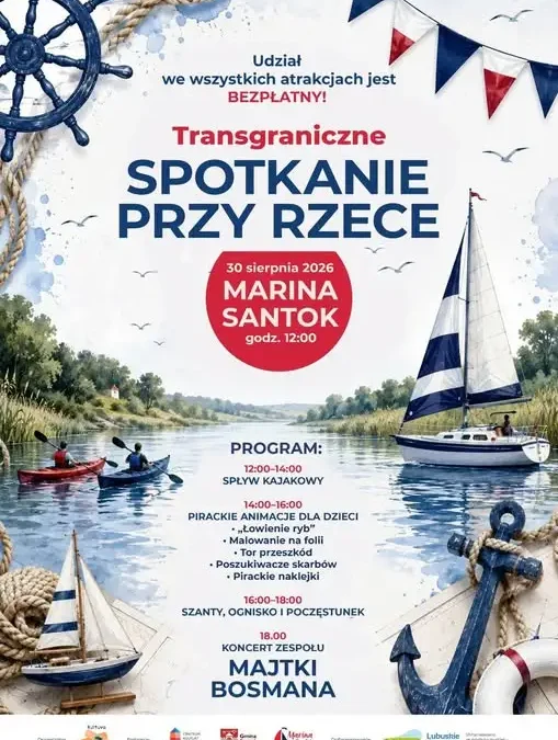 Pirackie zakończenie wakacji w Santoku – bezpłatne atrakcje nad Wartą