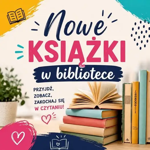 Nowości książkowe w bibliotekach w Kłodawie i Różankach