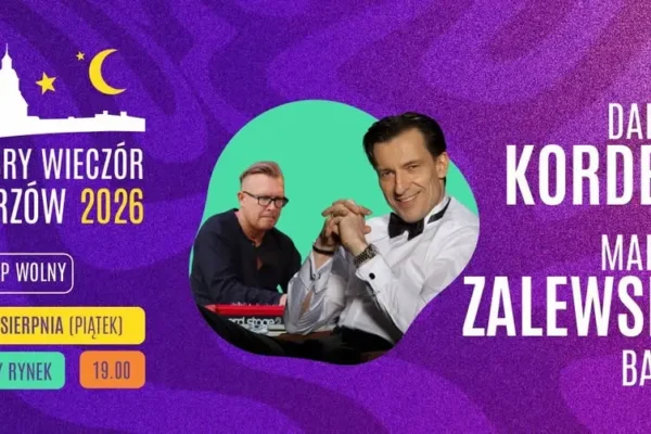 Dariusz Kordek i Marek Zalewski Band zakończą cykl koncertów na Starym Rynku w Gorzowie