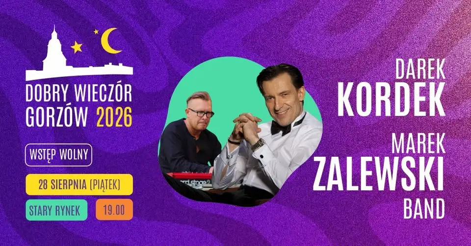 Dariusz Kordek i Marek Zalewski Band zakończą cykl koncertów na Starym Rynku w Gorzowie
