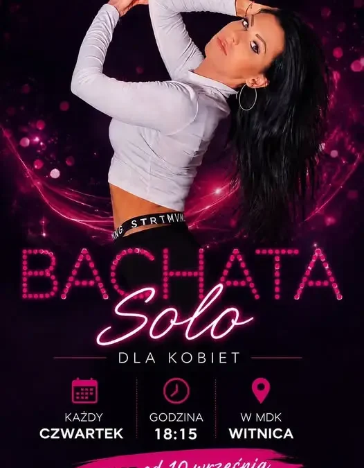 Bachata w MDK Witnica – nowy sezon zajęć dla kobiet
