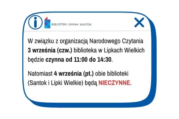 Narodowe Czytanie 2026 w Santoku: „Dziady” Mickiewicza w centrum uwagi