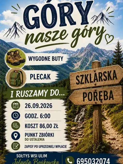 Wspólny wyjazd z sołectwem Ulim – 26 września 2026