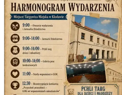 Europejskie Dni Dziedzictwa w Kłodawie – 19 września 2026 r.