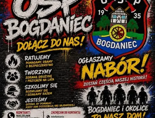 OSP Bogdaniec otwiera drzwi dla nowych ochotników – trwa rozbudowa remizy