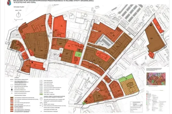 Kostrzyn nad Odrą: trwają konsultacje projektu planu zagospodarowania śródmieścia