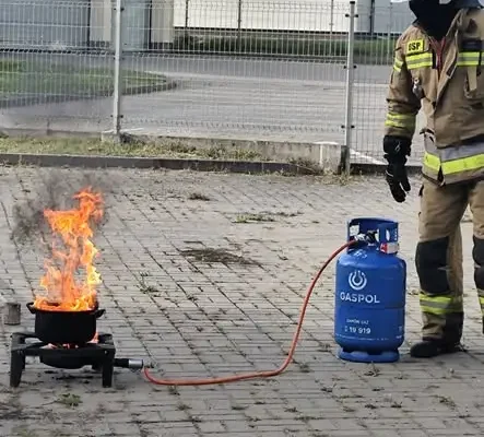 Młodzieżowa Drużyna Pożarnicza w Witnicy ćwiczyła gaszenie pożarów