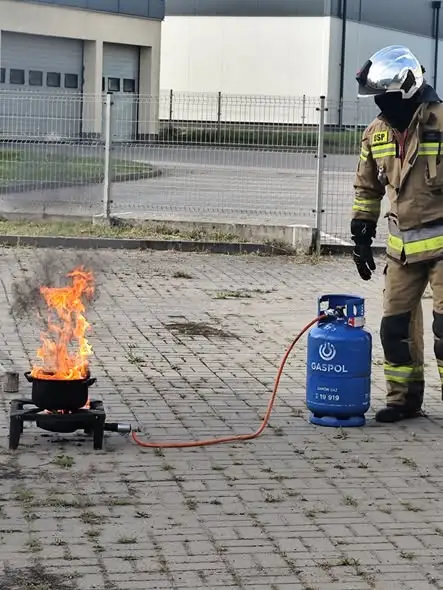 Młodzieżowa Drużyna Pożarnicza w Witnicy ćwiczyła gaszenie pożarów
