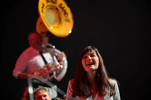 Gorzowska Orkiestra Dęta i Dizzy Boyz Brass Band zagrali razem w MCK