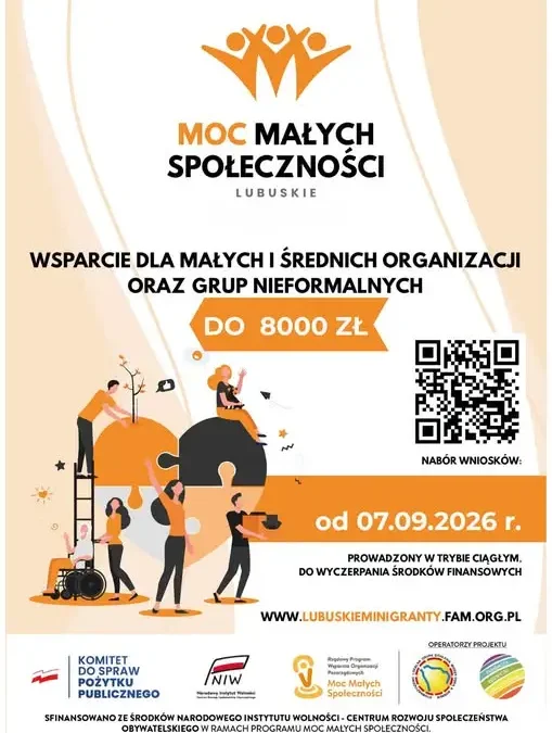 Lubuskie minigranty: Kostrzyn nad Odrą zaprasza NGO, OSP i KGW do składania wniosków