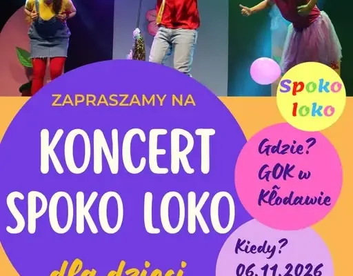Spoko Loko wraca na scenę. Koncert dla dzieci z nowymi piosenkami