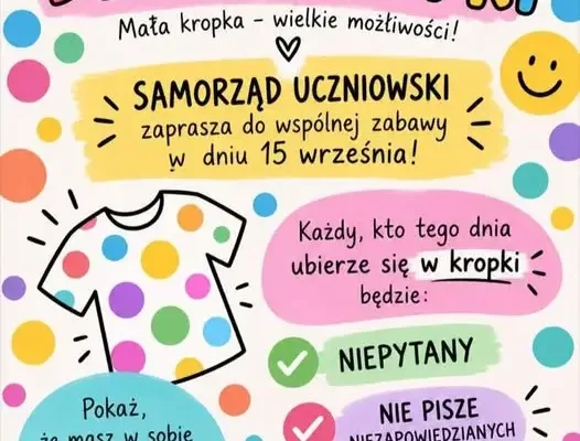 Międzynarodowy Dzień Kropki już 15 września – ubierz się w kropki i pokaż kreatywność!