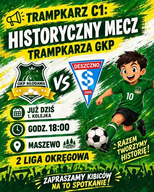 Historyczny debiut trampkarzy GKP Kłodawa w rozgrywkach ligowych