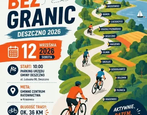 Rower bez granic – Deszczno 2026: rajd już w sobotę 12 września