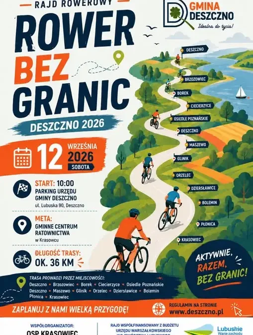 Rower bez granic – Deszczno 2026: rajd już w sobotę 12 września