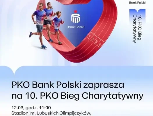 10. PKO Bieg Charytatywny na stadionie lekkoatletycznym – rezerwacja obiektu