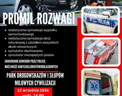 „Promil rozwagi” w Witnicy – pokaz ratownictwa i symulacje wypadków już dziś