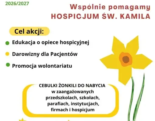 Pola Nadziei w Gorzowie Wielkopolskim – kup cebulkę żonkila i wesprzyj hospicjum