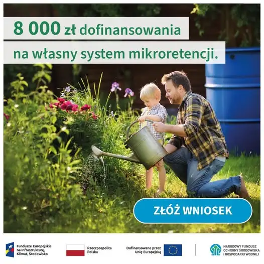 Program „Mikroretencja”: nawet 8 000 zł na zatrzymanie deszczówki