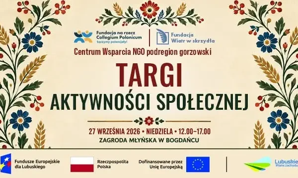 Targi Aktywności Społecznej w Bogdańcu – 27 września 2026