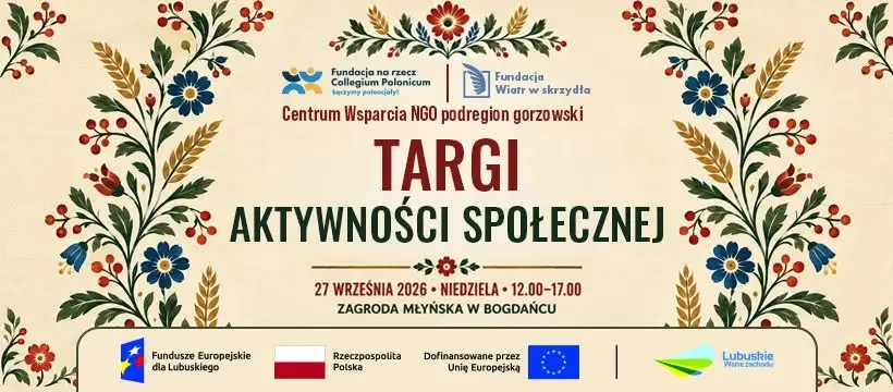 Targi Aktywności Społecznej w Bogdańcu – 27 września 2026