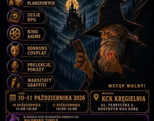 KOSTKON 2026 w Kostrzynie nad Odrą – graffiti, gry i anime już w ten weekend