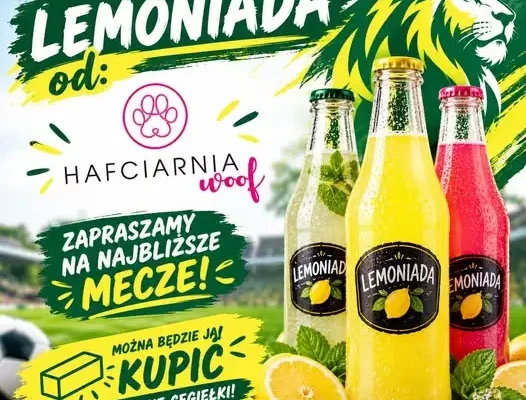 Hafciarnia WOOF wspiera GKP – lemoniada cegiełką na rzecz klubu