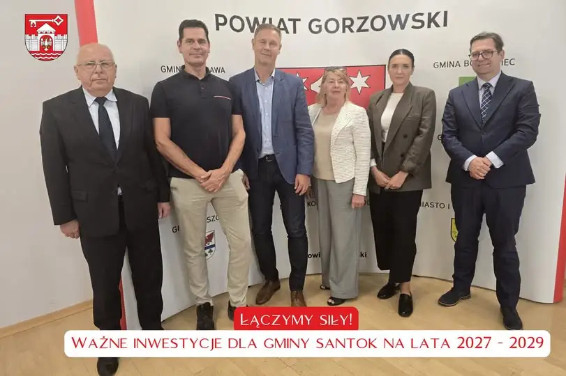 Gmina Santok i Powiat Gorzowski planują wspólne inwestycje na lata 2027–2029