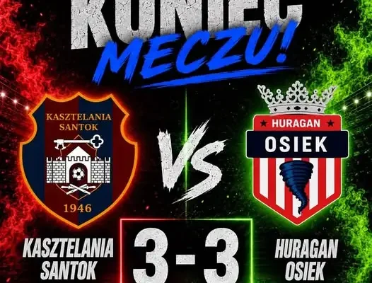 Remis na własne życzenie — relacja z meczu i podziękowania dla kibiców