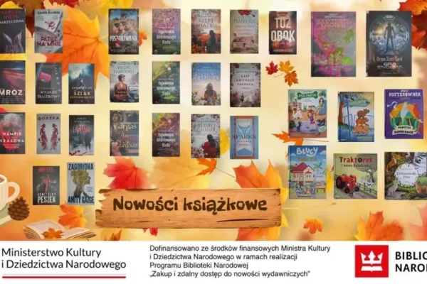 Nowe książki w Gminnej Bibliotece Publicznej w Bogdańcu – jesienna porcja czytania