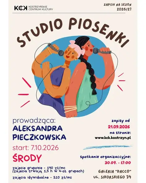 Zapisy na zajęcia artystyczne w Centrum Kultury – taneczne, wokalne, teatralne i rytmika