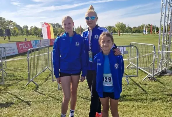 Maja i Vitalina z Kostrzyna nad Odrą na Finale Ogólnopolskim Lekkoatletycznych Nadziei Olimpijskich w Inowrocławiu