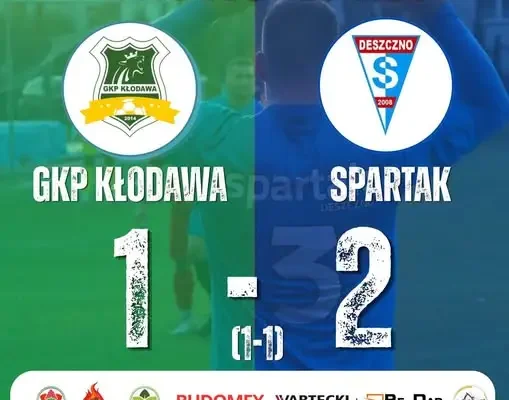 Spartak Deszczno wygrywa w Kłodawie 2:1 i zgarnia trzy punkty