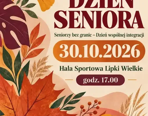 Gmina Santok zaprasza seniorów na wyjątkowe popołudnie w Lipkach Wielkich