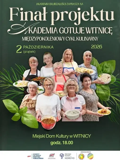 Finał „Akademii Gotuje Witnicę” już 2 października w Miejskim Domu Kultury