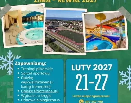 Zimowy obóz piłkarski w Rewalu 2027 – trwają zapisy