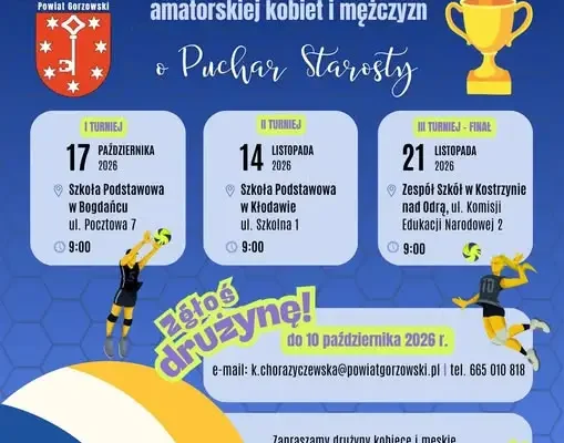 Puchar Starosty: turnieje piłkarskie dla amatorskich drużyn z powiatu gorzowskiego
