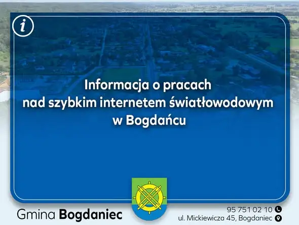 Bogdaniec: rusza program KPO – mieszkańcy wybranych ulic mogą spodziewać się wizyt przedstawicieli wykonawcy