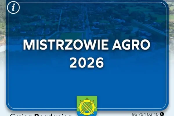 Mieszkańcy gminy Bogdaniec walczą o tytuły w plebiscycie Mistrzowie Agro 2026